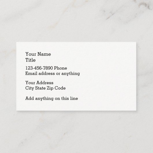 Modisches Haustier-Thema Visitenkarte (Rückseite)