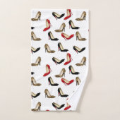 Modisches Jaguar Stiletto Heelses Badetuch Set (Handtuch)