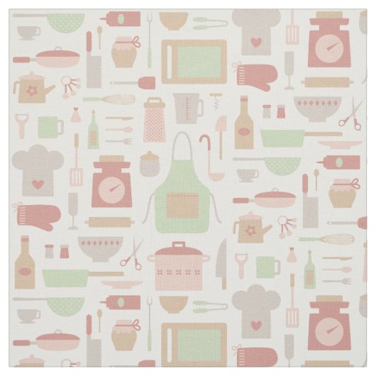 Modisches Küchen-Kochgerät-Muster Stoff (Muster)