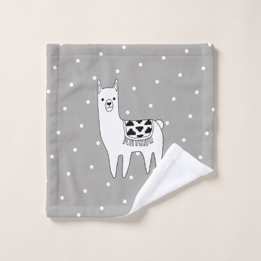 Modisches modernes schwarzes u. weißes aztekisches badhandtuch set (Waschlappen)