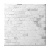 Modisches Muster der weißen Backsteinmauer Fliese (Vorderseite)