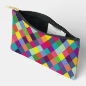 Modisches Muster Farbe - Moderne Frühlings-Hipster Zubehörtasche (Offen)