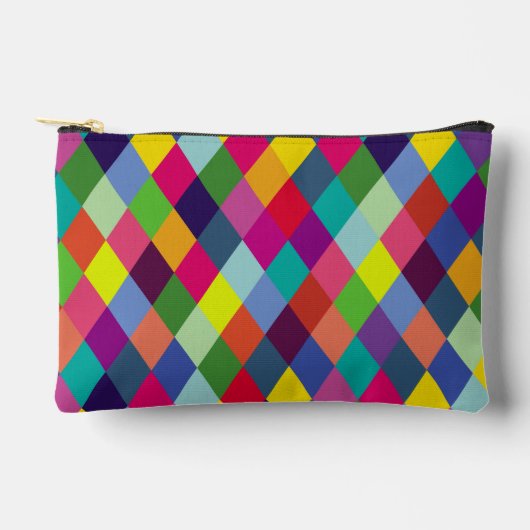 Modisches Muster Farbe - Moderne Frühlings-Hipster Zubehörtasche (Vorderseite)