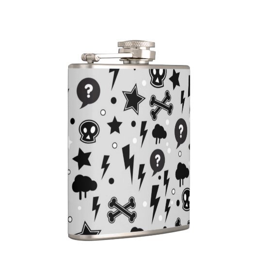 Modisches Muster Flachmann (Rechts)