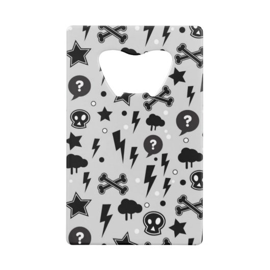 Modisches Muster Geldbeutel Flaschenöffner (Rückseite)