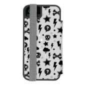 Modisches Muster Incipio iPhone Geldbeutel-Hülle (Folio Rückseite)