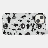 Modisches Muster iPhone Hülle (Rückseite (Horizontal))
