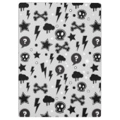 Modisches Muster Klemmbrett (Rückseite)