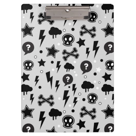 Modisches Muster Klemmbrett (Vorderseite)