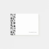 Modisches Muster Post-it Klebezettel (Vorderseite)