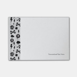 Modisches Muster Post-it Klebezettel