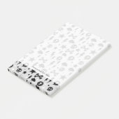 Modisches Muster Post-it Klebezettel (angewinkelt)