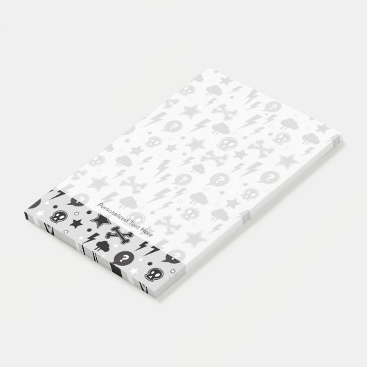 Modisches Muster Post-it Klebezettel (angewinkelt)