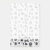 Modisches Muster Post-it Klebezettel (Vorderseite)