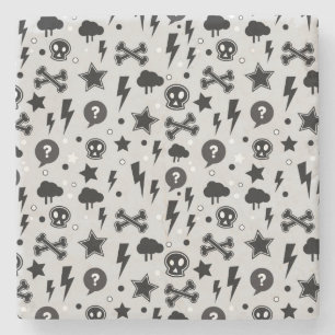 Modisches Muster Steinuntersetzer