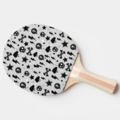 Modisches Muster Tischtennis Schläger (Seitenansicht)