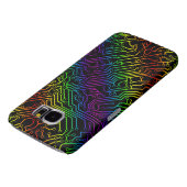 Modisches Regenbogen-Leiterplatte-Muster Case-Mate Samsung Galaxy Hülle (unten)