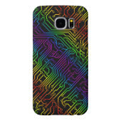 Modisches Regenbogen-Leiterplatte-Muster Case-Mate Samsung Galaxy Hülle (Rückseite)