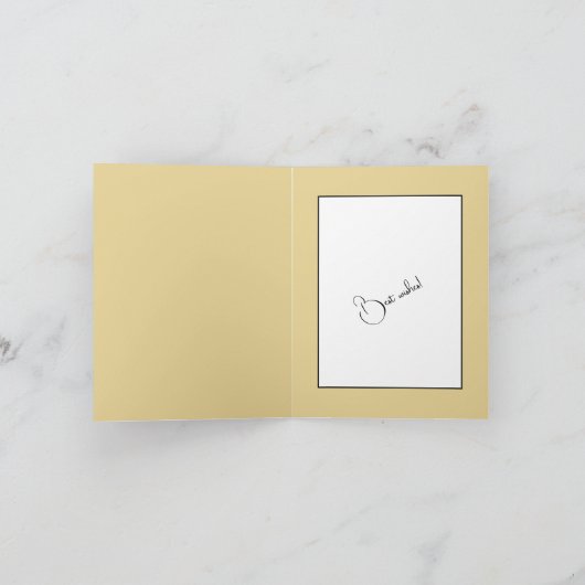 Modisches Robotermädchen Feiertagskarte (Innenseite)