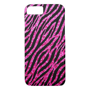 Modisches rosa und schwarzes Leopard-Pink-Band Case-Mate iPhone Hülle