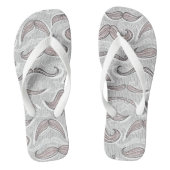 Modisches Schnurrbart-Muster Badesandalen (Fußbett)