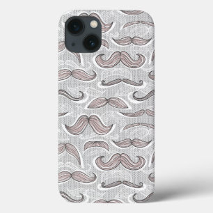 Modisches Schnurrbart-Muster Case-Mate iPhone Hülle