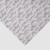 Modisches Schnurrbart-Muster Seidenpapier (Ausschnitt)