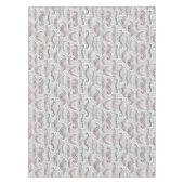 Modisches Schnurrbart-Muster Tischdecke (Vorderseite)