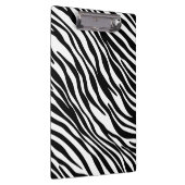 Modisches Schwarzweiss-Zebra-Druck-Klemmbrett Klemmbrett (Rechts)