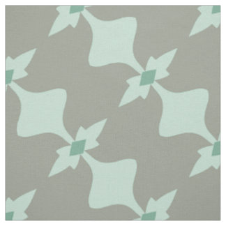 Modisches tadelloses graues Retro Muster Stoff