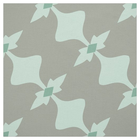 Modisches tadelloses graues Retro Muster Stoff (Muster)