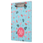 Modisches tropisches Flamingo-u. Klemmbrett (Links)