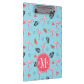 Modisches tropisches Flamingo-u. Klemmbrett (Rechts)
