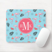 Modisches tropisches Flamingo-u. Mousepad (Mit Mouse)