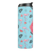 Modisches tropisches Flamingo-u. Thermosbecher (Nach links gedreht)