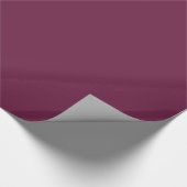 Modishful Masterful Maroon Color Geschenkpapier (Ecke)