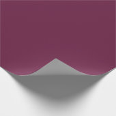 Modishful Masterful Maroon Color Geschenkpapier (Ecke)