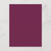 Modishful Masterful Maroon Color Postkarte (Vorderseite)