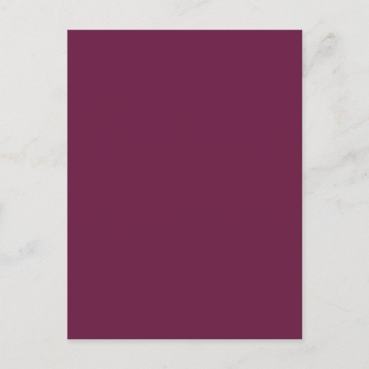 Modishful Masterful Maroon Color Postkarte (Vorderseite)