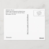 Modjeska Theater Postkarte (Rückseite)