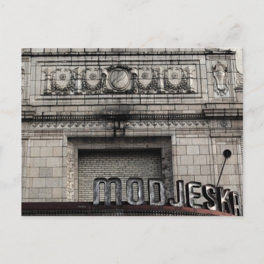Modjeska Theater Postkarte (Vorderseite)