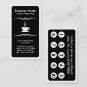 Modkaffee-Briefmarkenkarte Treuekarte (Vorne/Hinten)