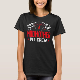Modmutter Pit Crew Race Auto Geburtstagsparty Raci T-Shirt