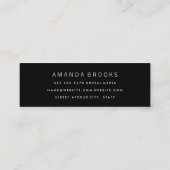 Modner Minimalistisch Blended Background Mini Visitenkarte (Rückseite)