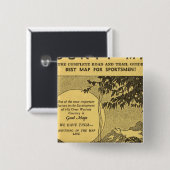 Modoc-Landkreis Button (Vorne & Hinten)