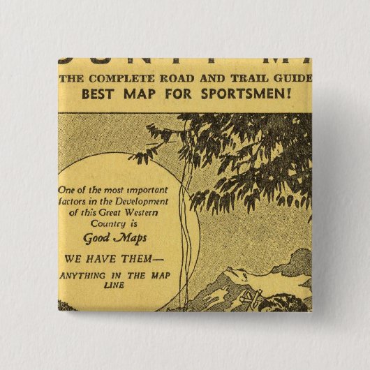 Modoc-Landkreis Button (Vorderseite)