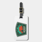 Modoc National Forest Camping Gepäckanhänger (Vorderseite vertikal)