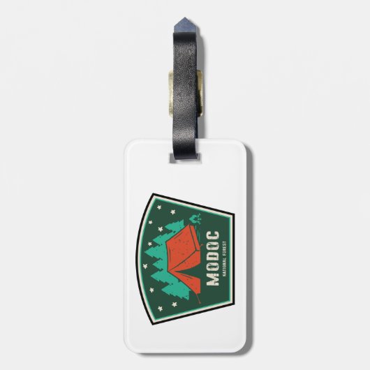 Modoc National Forest Camping Gepäckanhänger (Rückseite vertikal)