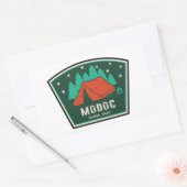 Modoc National Forest Camping Rechteckiger Aufkleber (Umschlag)