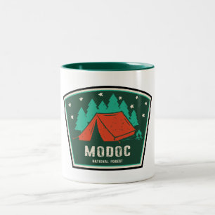 Modoc National Forest Camping Zweifarbige Tasse